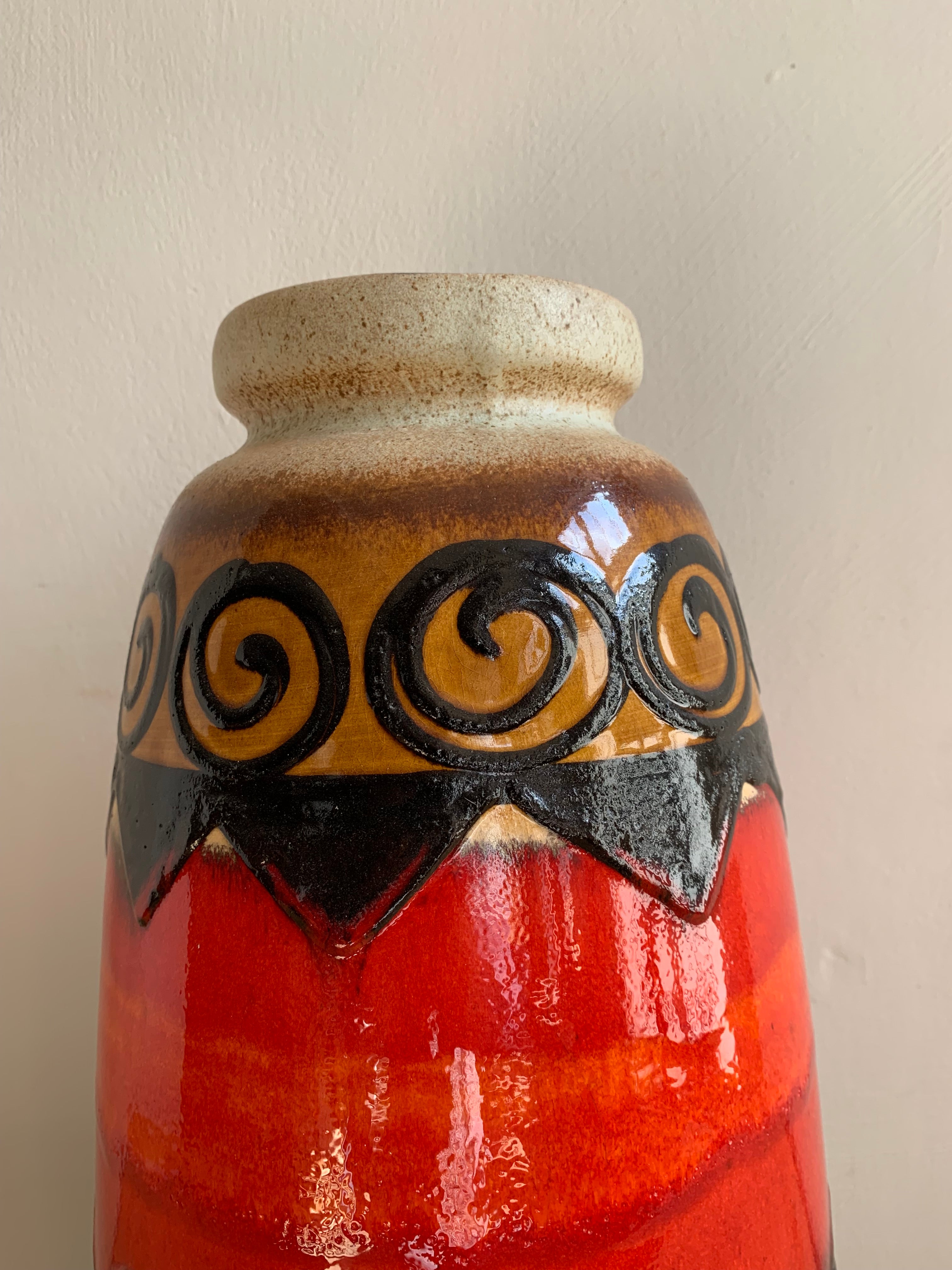 Scheurich Floor Vase - Fat Lava