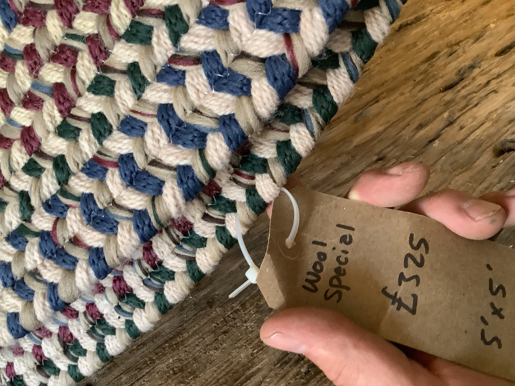 Braide Rug Round 5` No.21(B)