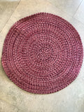 Braided Rug Round 3` (26D)