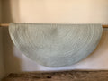 Braided Rug Round 4` Sunbrella Light Blue 2