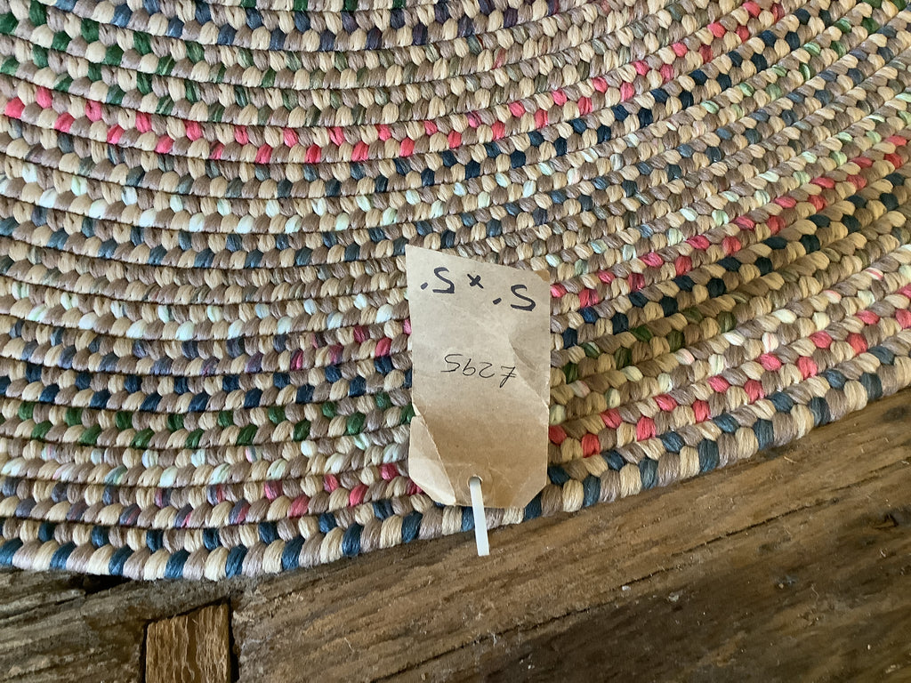 Braided Rug Round 5` No.19 (C)