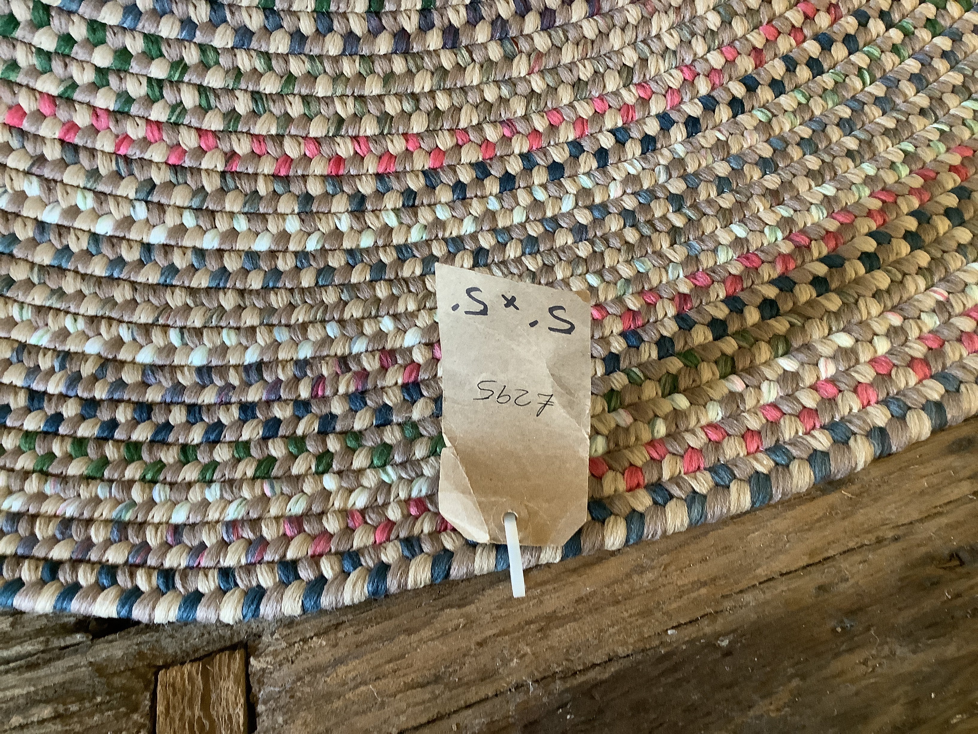 Braided Rug Round 5` No.19 (C)