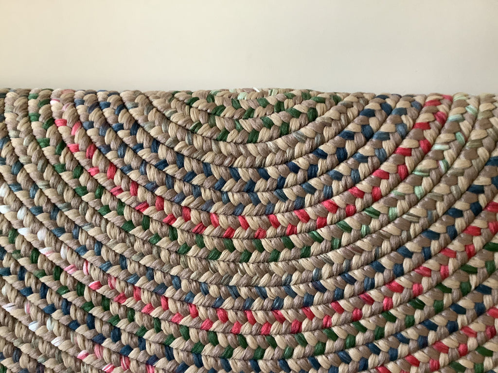 Braided rug Round 5` No.19 (A)
