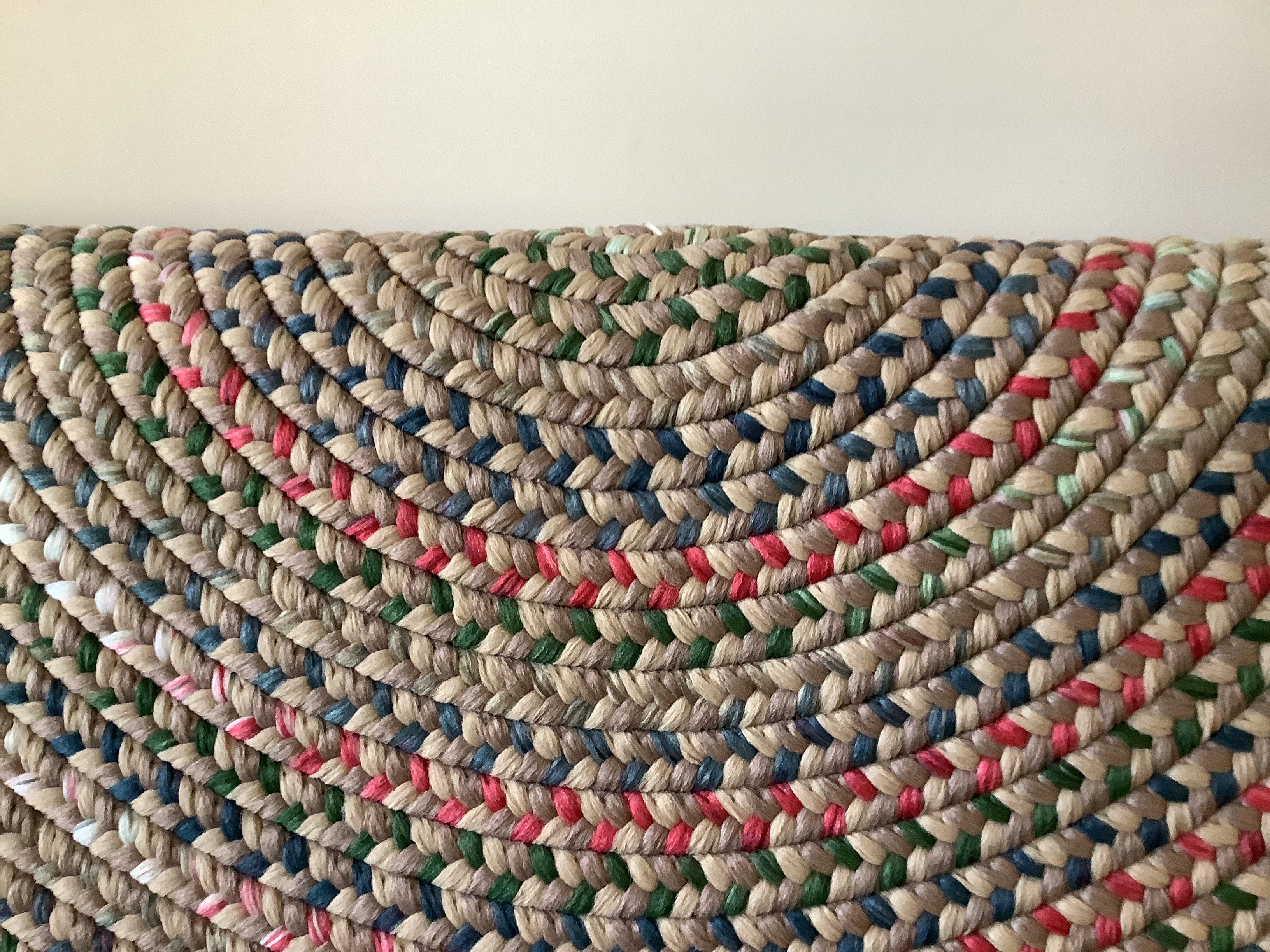 Braided rug Round 5` No.19 (A)