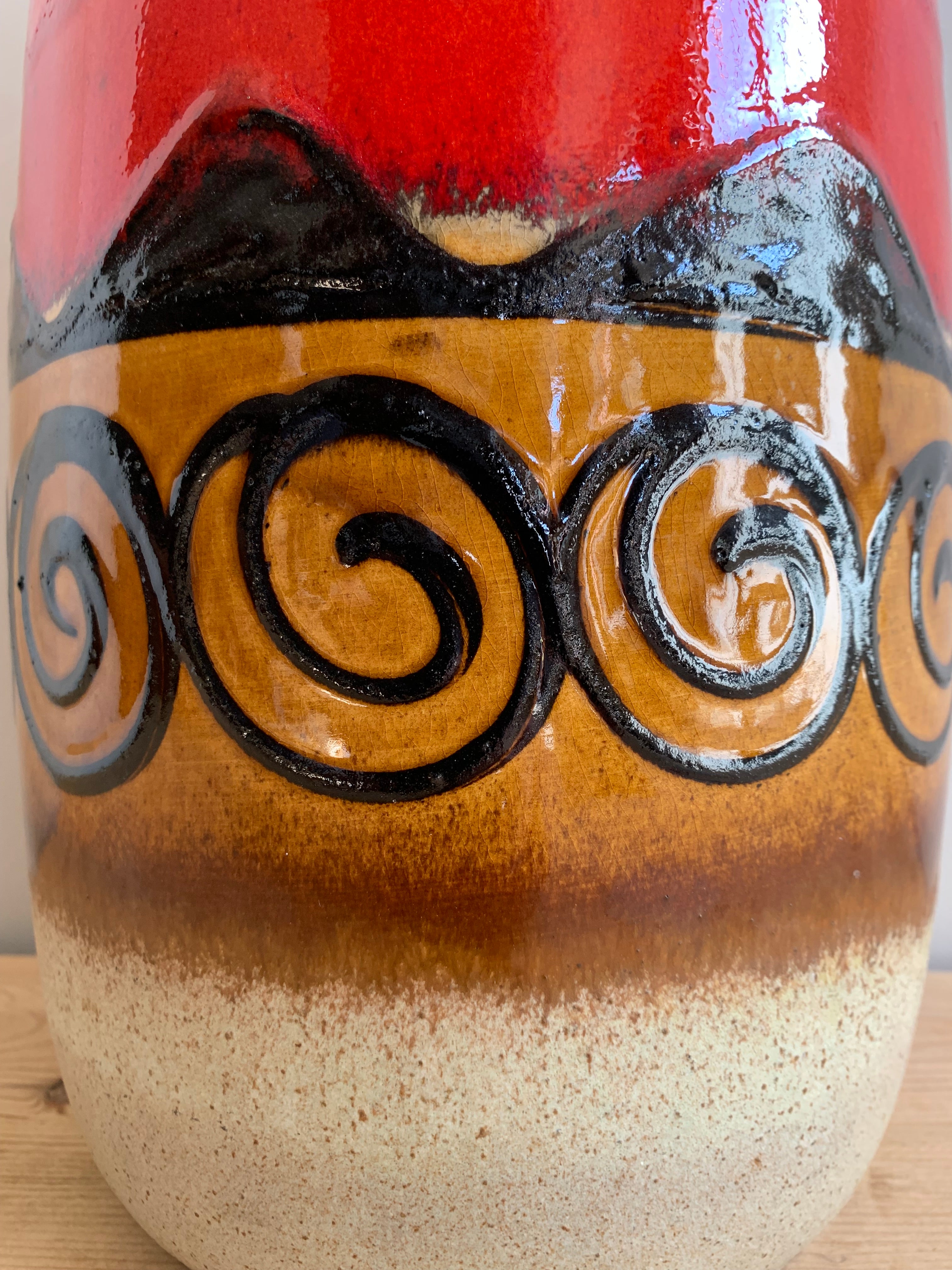 Scheurich Floor Vase - Fat Lava
