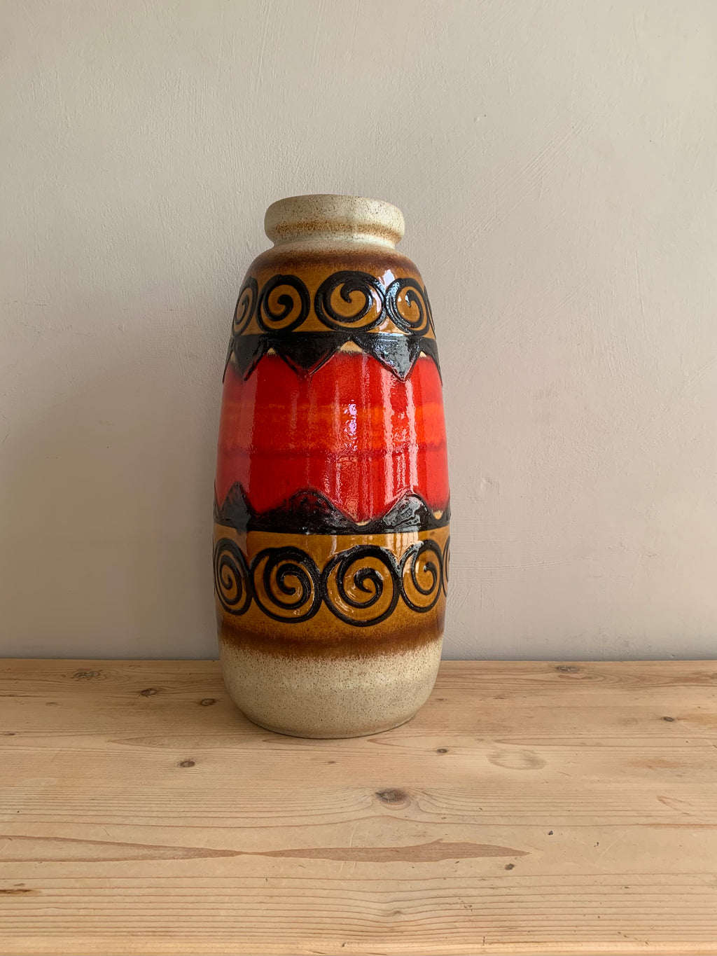 Scheurich Floor Vase - Fat Lava