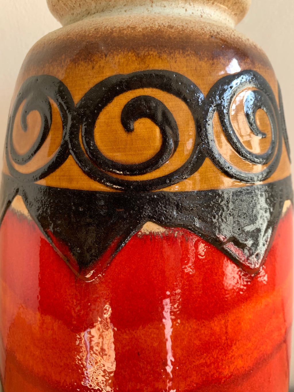 Scheurich Floor Vase - Fat Lava