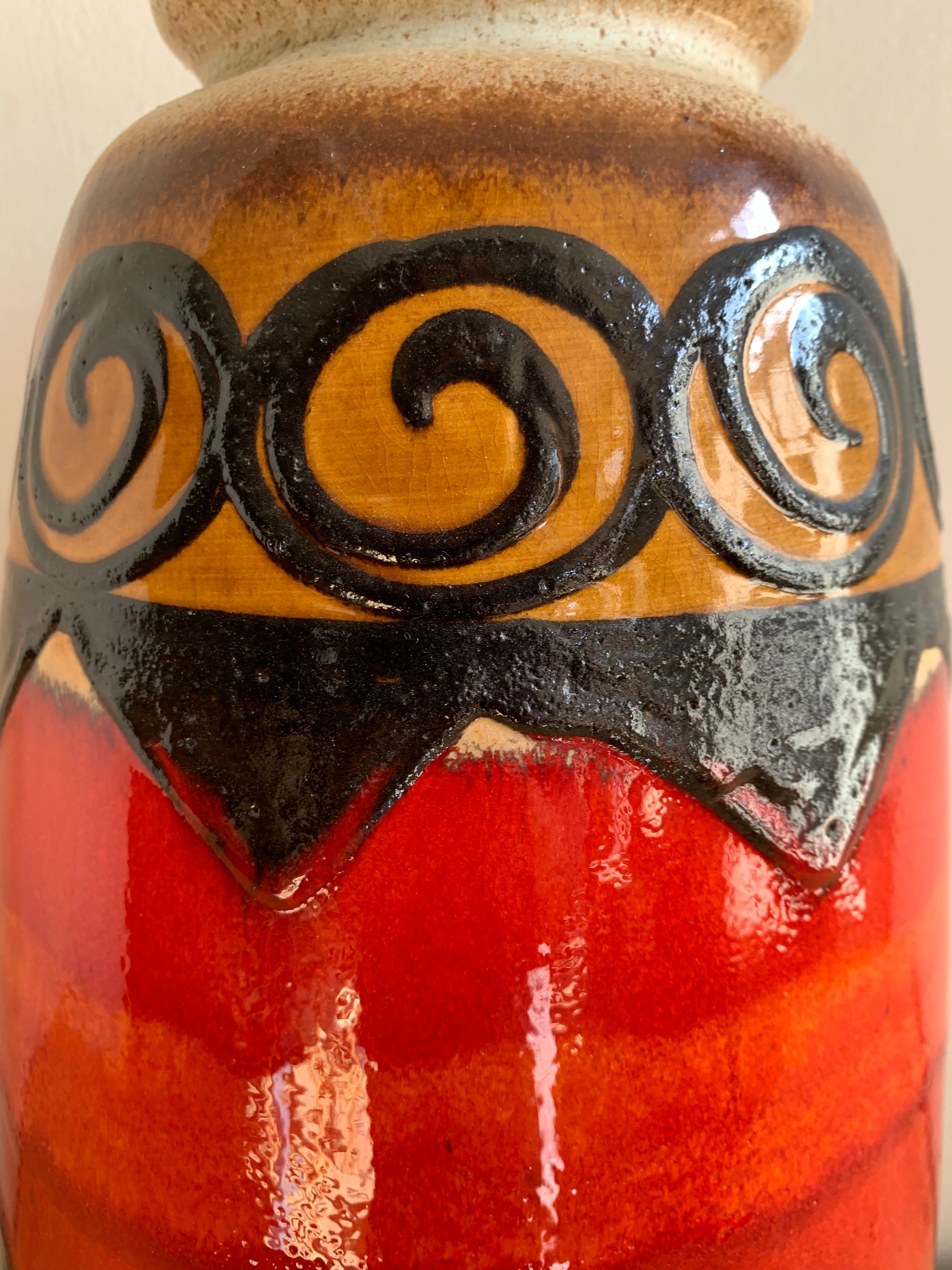 Scheurich Floor Vase - Fat Lava