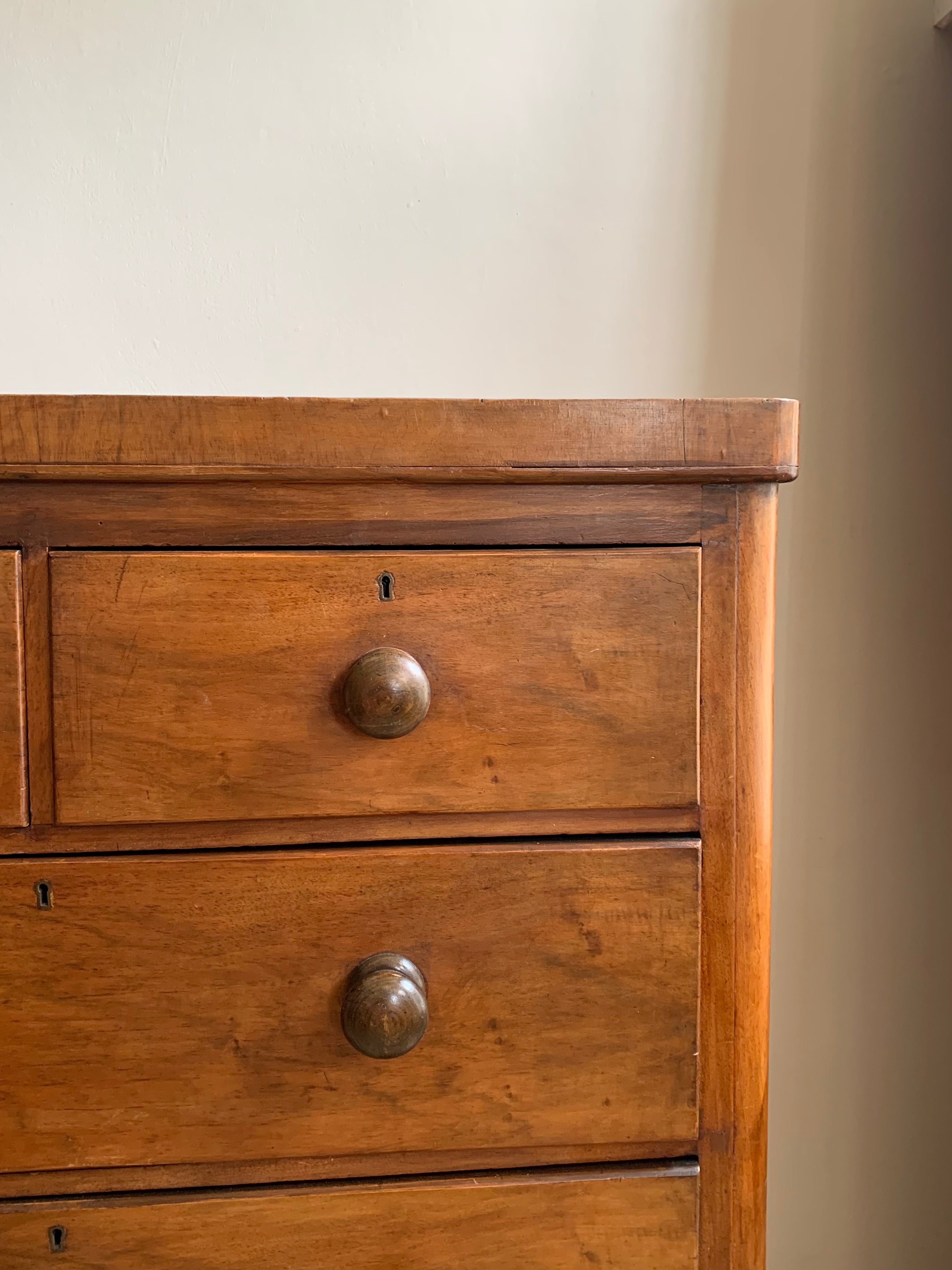 Antique Chest of Drawers 19th Century Mahogany