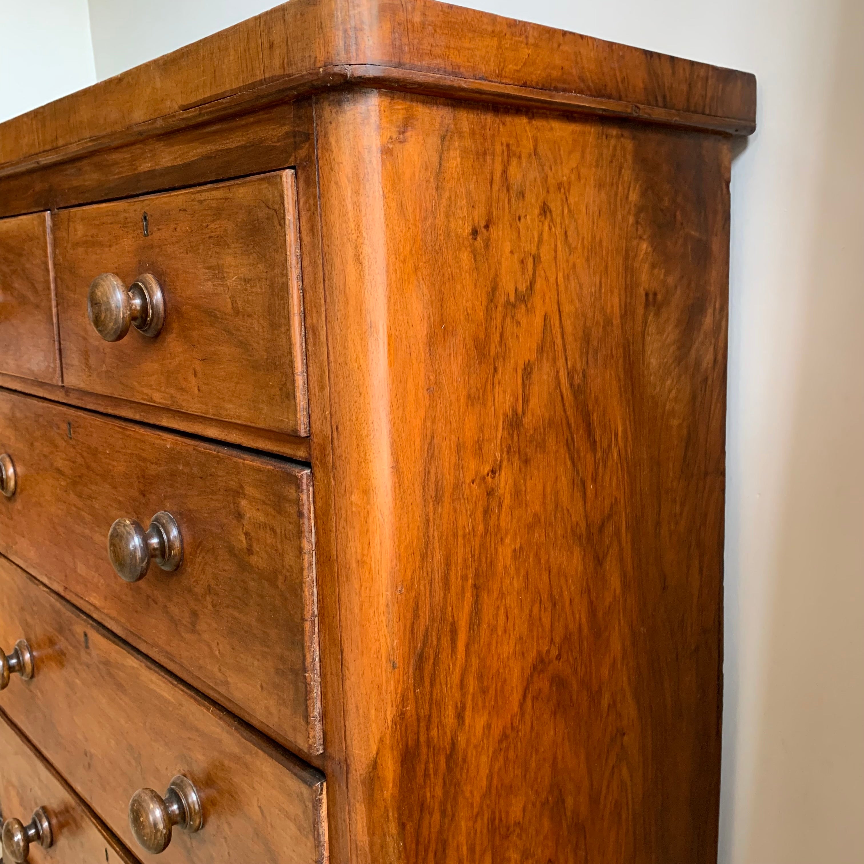 Antique Chest of Drawers 19th Century Mahogany