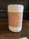 Cople Jute Runner - Off white, Burnt Orange, Charcoal, Flash of Yellow