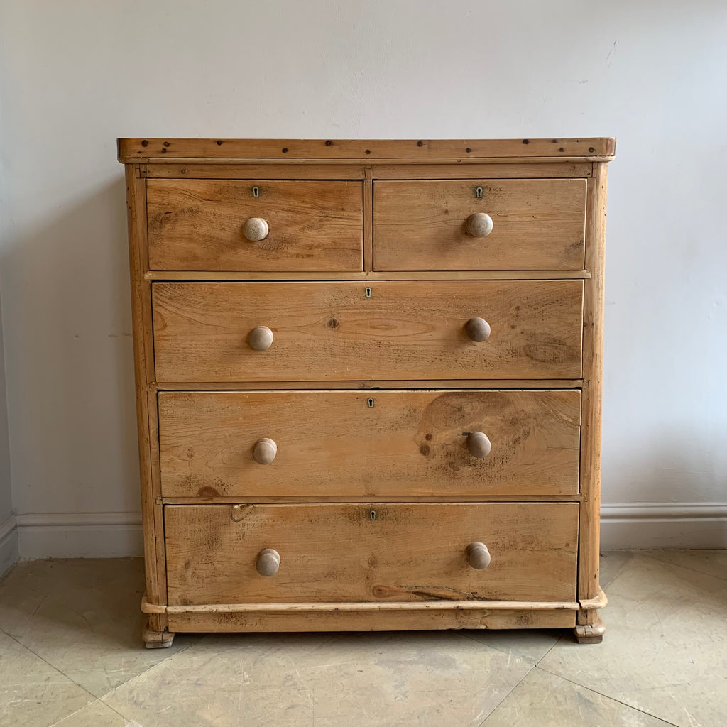 Antique Pine Chest of Drawers